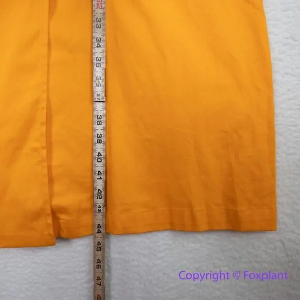 New! Ashley Stewart orange dress double breasted collared with belt, size 22/24 - Picture 6 of 16